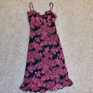 Floral midi dress
